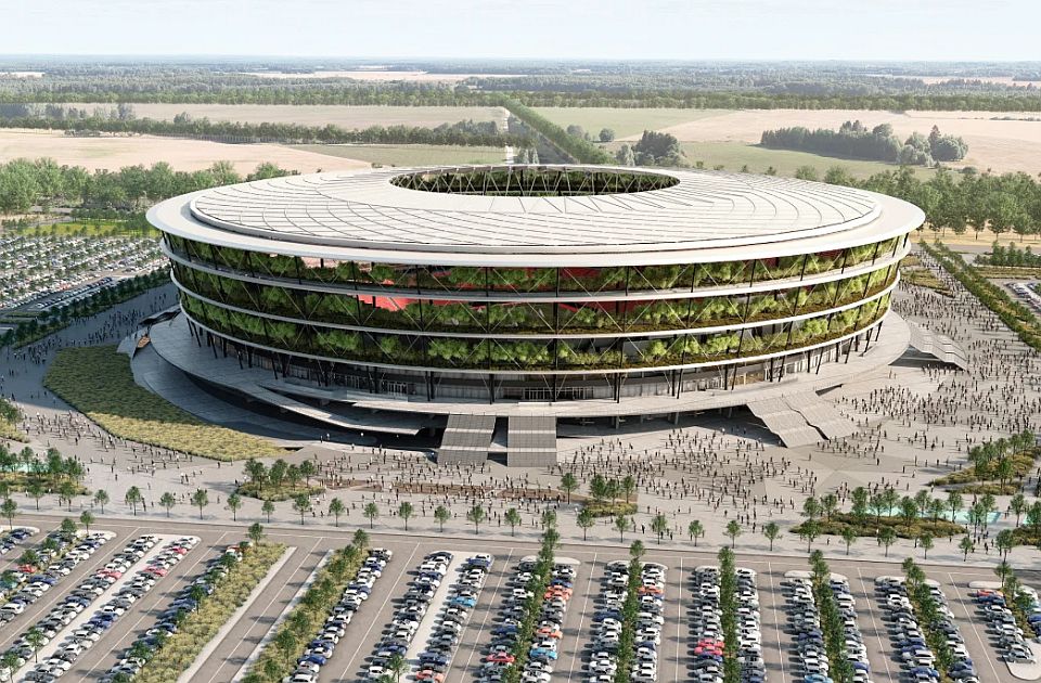 Szerbia 42 milliárd dinár hitelt vesz fel a nemzeti stadion építésére