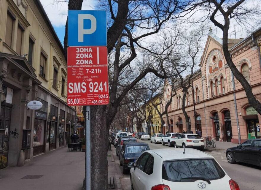 Megváltozik a parkolási rend Szabadkán