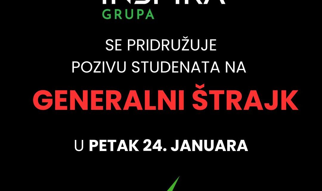 Az Inspira grupa csatlakozik a pénteki általános sztrájkhoz