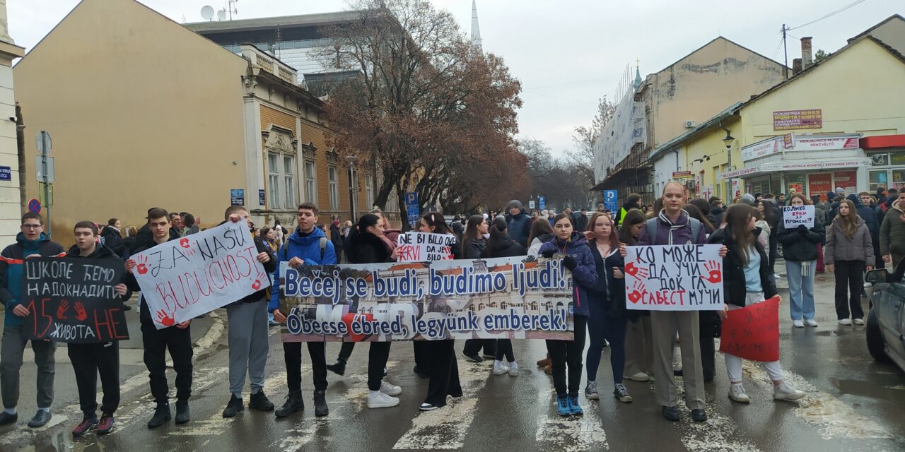 Az óbecsei diaszpóra is támogatja a tiltakozásokat