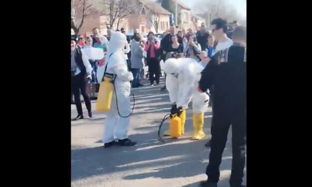 Vučić után „fertőtlenítették” a települést Antalfalván