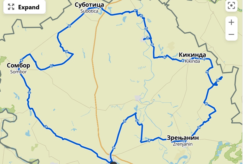 Csókát és Zentát is érintik a Szabadkára kerékpározó egyetemisták