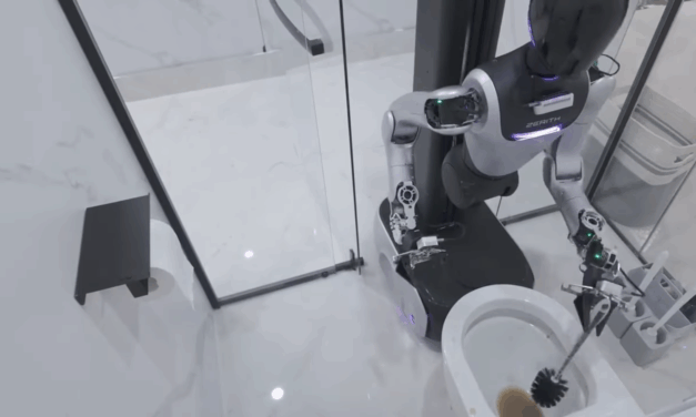 Porszívózik, WC-t takarít és pakol az új kínai robot (Videó)