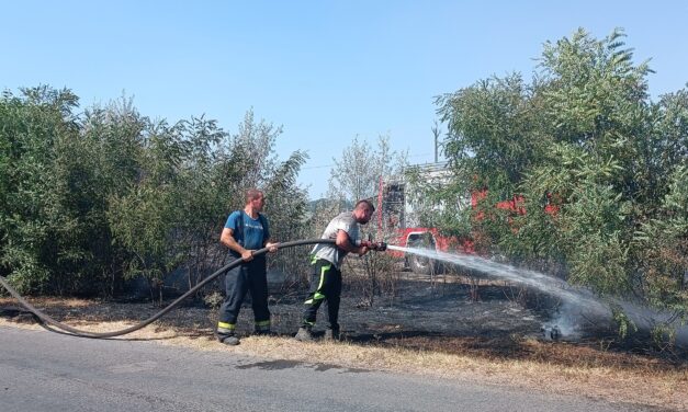 Egy tűzoltóautó is leégett az ásotthalmi tűzben