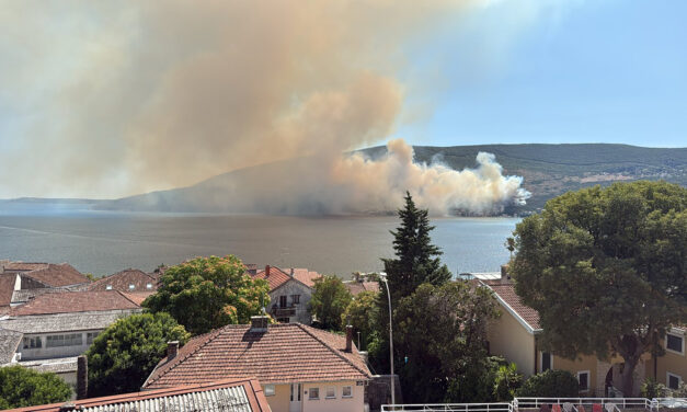 Gyorsan terjed a tűz a tengerparton