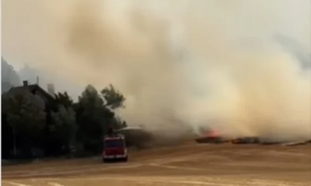 Ég a tarló Kúlánál (videóval)