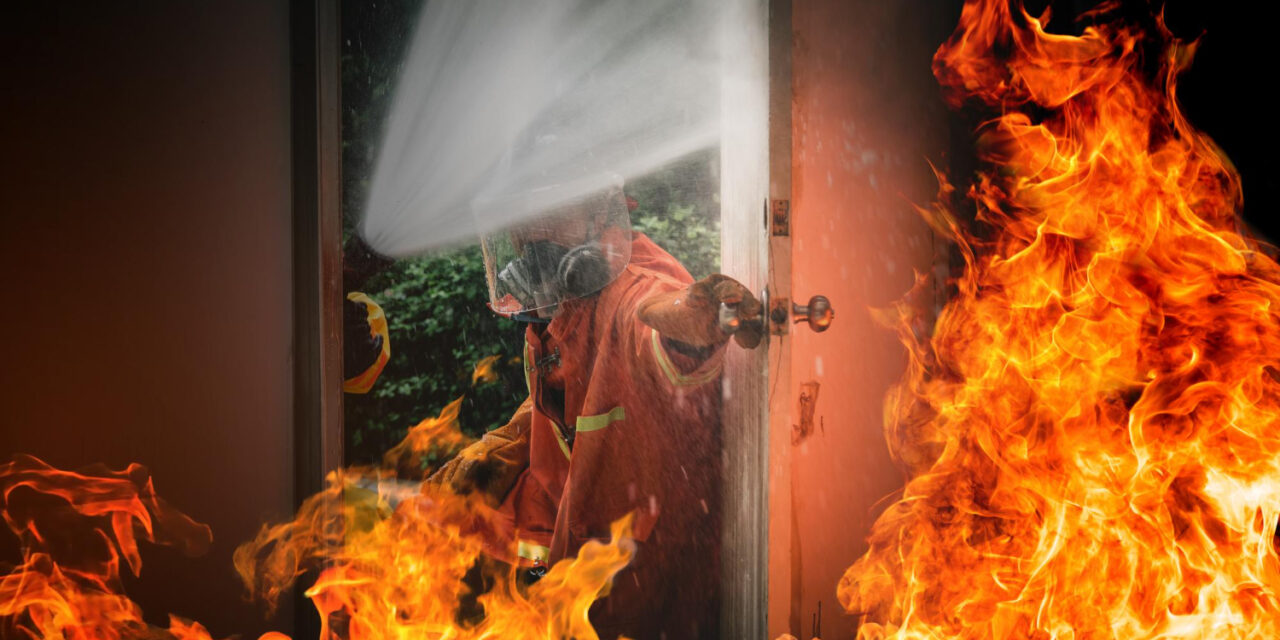 Tűz a zentai lakótelepen