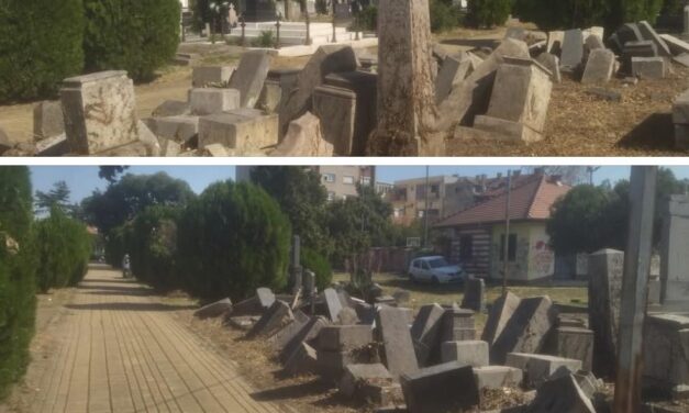 Tagadja a közvállalat, hogy kidobták volna a katolikus, védett síremlékeket