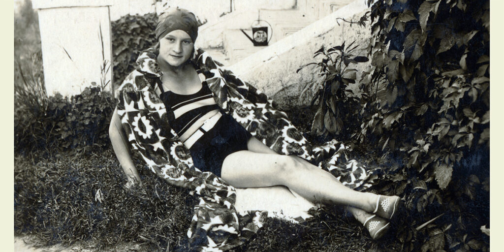 1930, Szabadkai hölgy a XX. század első harmadából, (Fotó: Fortepan)