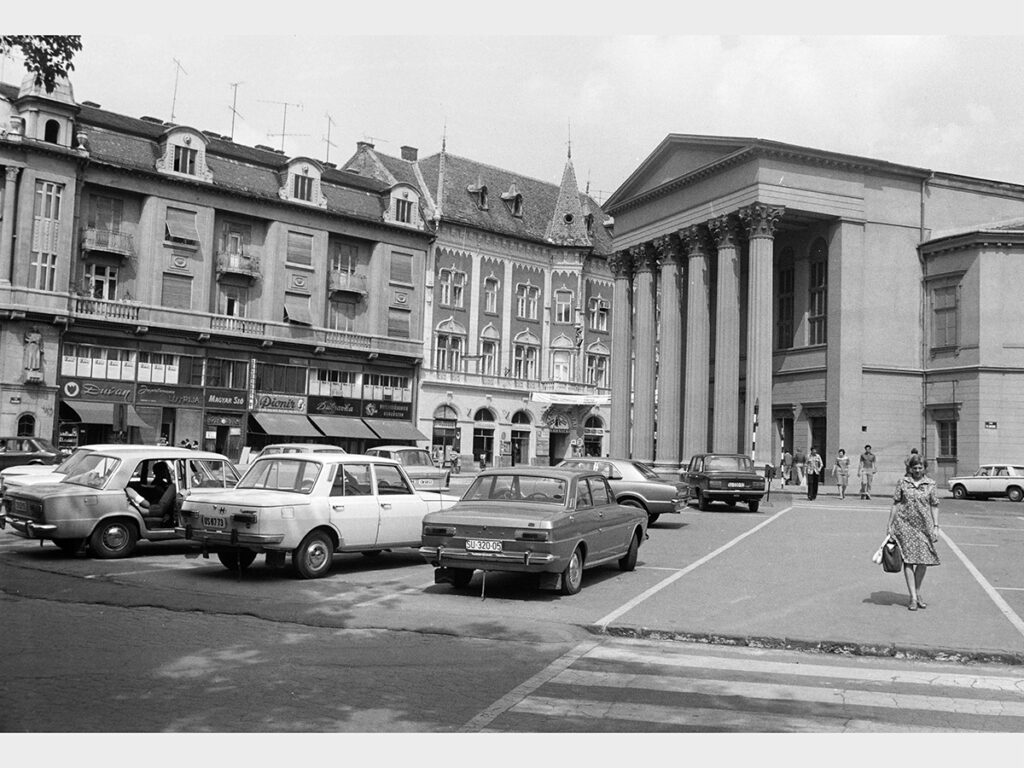 1980: Szabadka, Szabadság tér, (Fotó: Fortepan/Pluhár Gábor)