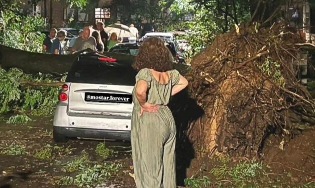 Fákat tépett ki a szél, mindent vitt a víz a horvát tengerparton