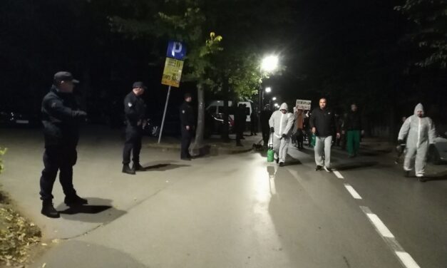 Bačulov küldöttségével fertőtlenítették Szabadkát (fotók+videó)