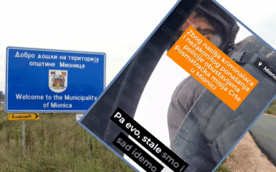 Mionicában megtámadták a Crta választási megfigyelőit (Videó)