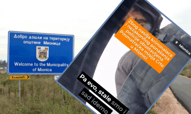 Mionicában megtámadták a Crta választási megfigyelőit (Videó)