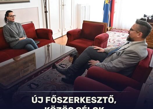 Juhász Bálintnak közös céljai vannak a Magyar Szó új főszerkesztőjével