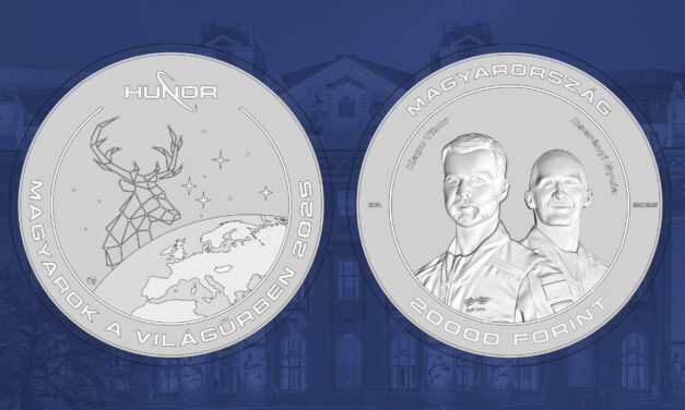 A magyar űrrepülés tiszteletére bocsátottak ki emlékérmet